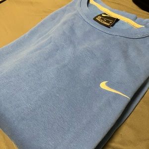 Blue mens crewneck